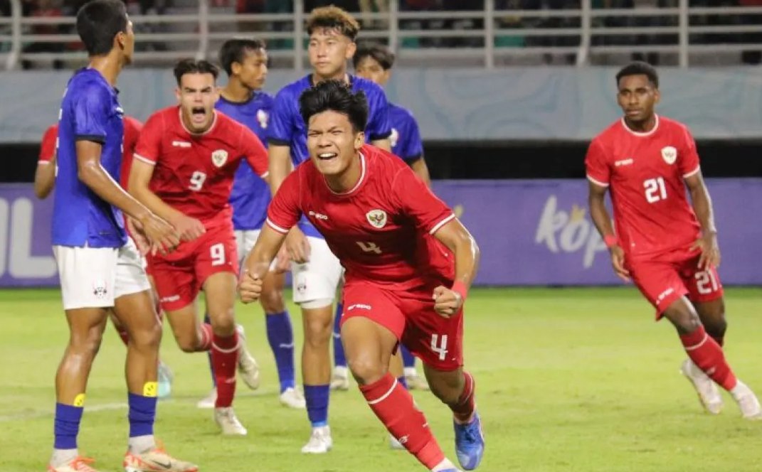 Timnas Indonesia U-20 mengawali perjuangannya di Seoul Earth On Us Cup 2024, dengan hasil gemilang. Garuda muda mengalahkan Argentina. (Foto: Ant)