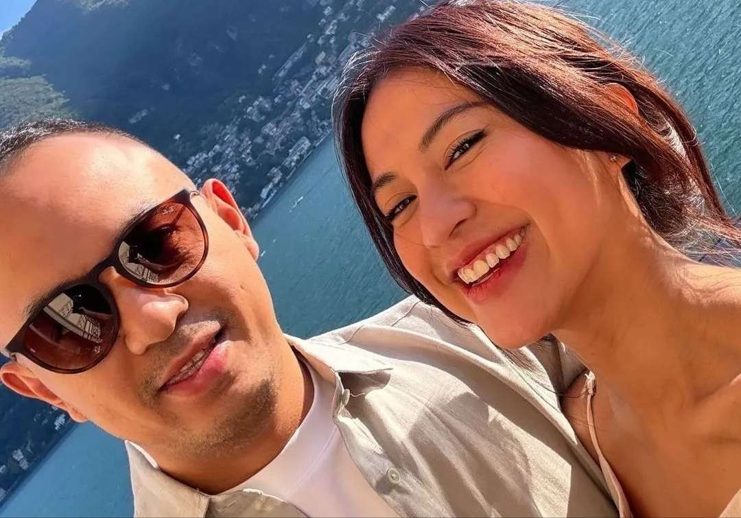 Tyna Dwi Jayanti liburan bersama pacar barunya, Rama Datau ke Italia. (Foto: Instagram story)