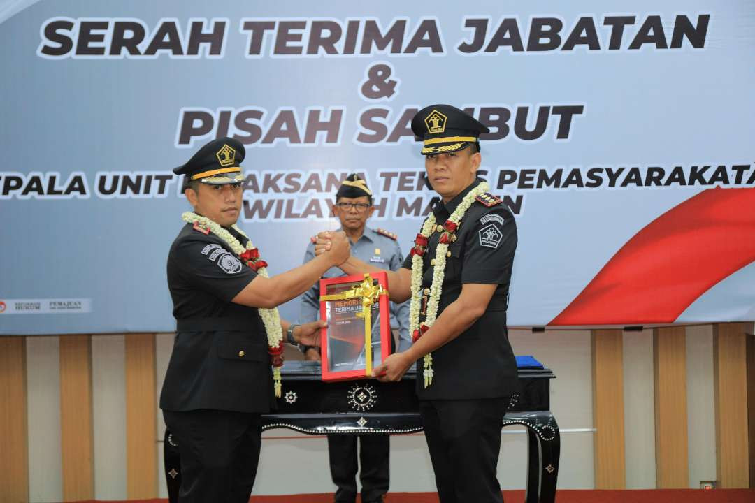 Sebanyak dua UPT Pemasyatakatan di wilayah Madiun resmi memiliki nahkoda baru, Jumat 30 Agustus 2024. (Foto: Humas Kemenkumham Jatim)