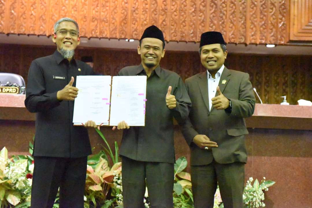 Sekretaris Daerah Provinsi Jateng, Sumarno  usai Rapat Paripurna di Gedung Berlian, DPRD Jawa Tengah, Jumat, 30 Agustus 2024. (Foto: Istimewa)