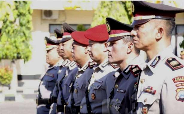 Sembilan perwira lingkup Polres Situbondo dimutasi,  2 di antaranya Kasatreskrim dan Kasatlantas Polres diganti. (Foto: Humas Polres Situbondo)