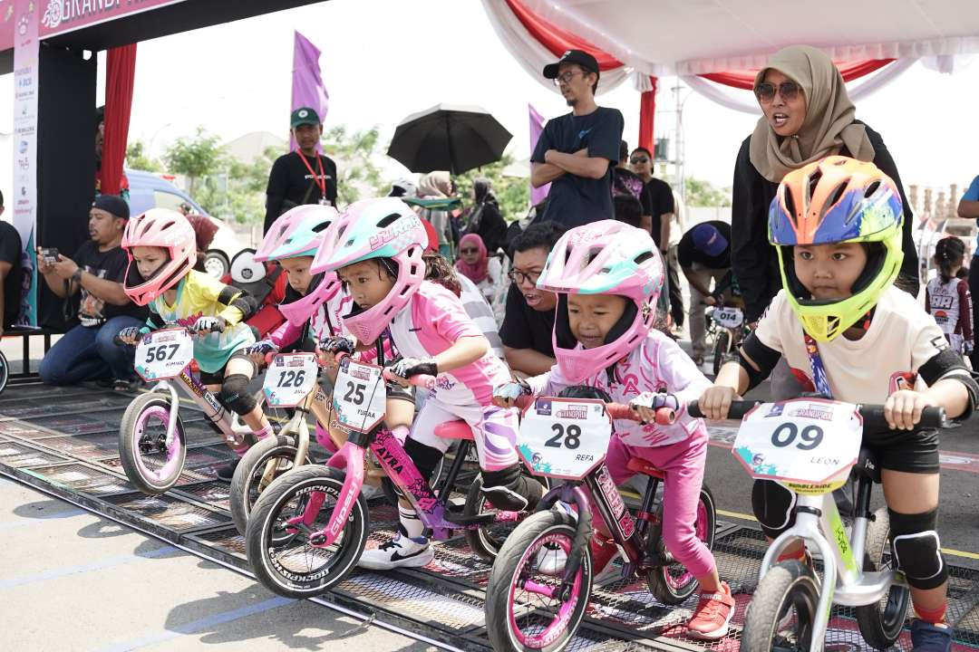 Perumahan Sporty Citraland di Driyorejo, bikin lomba pushbike dan gathering komunitas. (Foto: Istimewa)