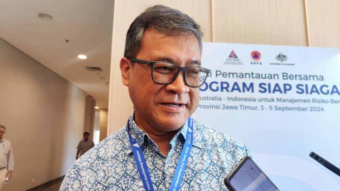 Deputi Bidang Sistem dan Strategi BNPB, Dr Raditya Jati. (Foto: Fariz Yarbo/Ngopibareng.id)