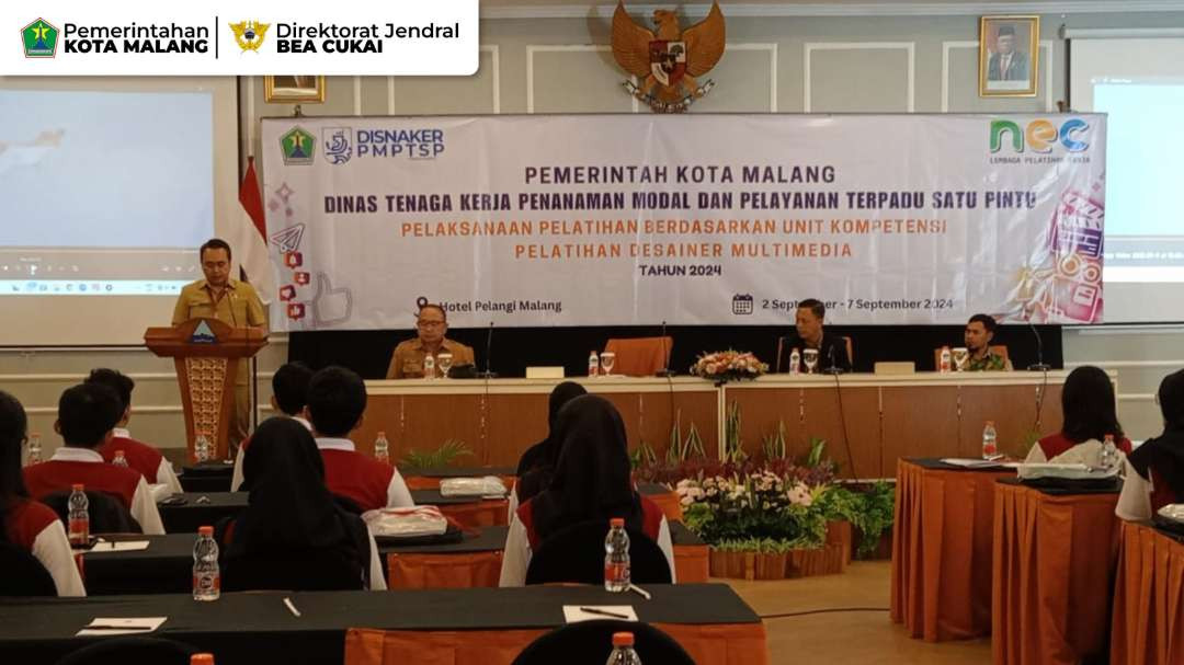 Dinas Tenaga Kerja PMPTSP Kota Malang menggelar Pelatihan Desainer Multimedia bagi para Pencari Kerja (Pencaker). (Foto: Dok. Pemkot Malang)