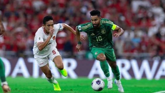 Timnas Indonesia sukses membawa poin bersejarah usai menahan imbang Arab Saudi di laga perdana putaran ketiga Kualifikasi Piala Dunia 2026 Zona Asia. (Foto: AP)