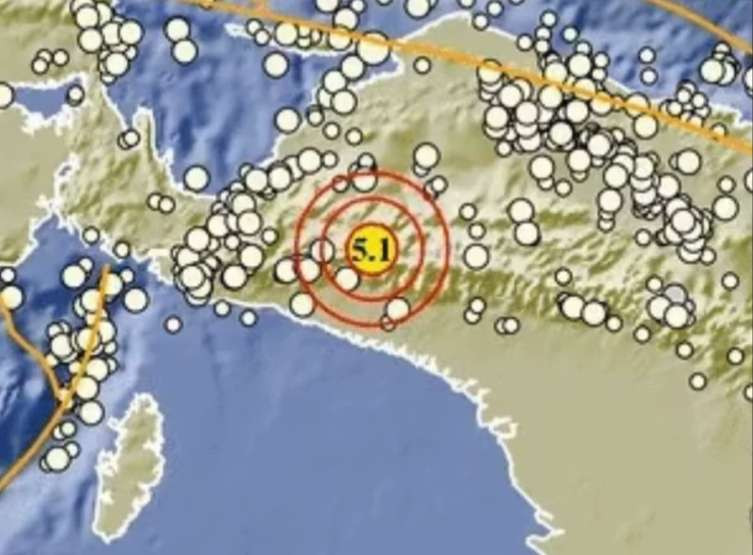 Gempa M 5,1 guncang Intan Jaya, Papua Tengah, Sabtu 7 September 2024. (Foto: BMKG)