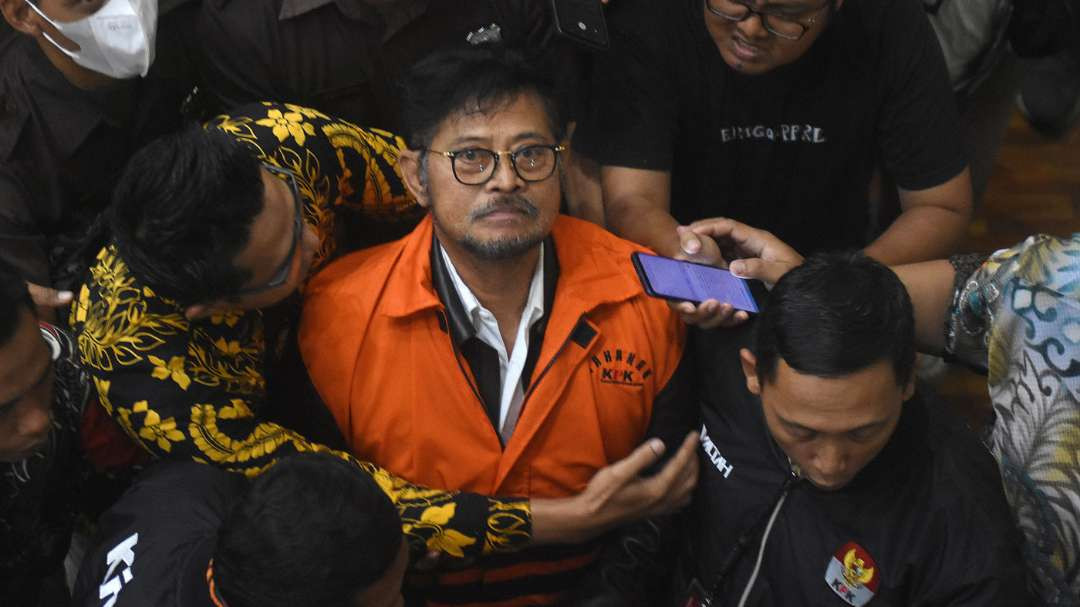 Majelis Hakim Pengadilan Tinggi DKI Jakarta memutuskan, memperberat vonis mantan Menteri Pertanian Syahrul Yasin Limpo (SYL) menjadi 12 tahun penjara. (Foto: Ant)