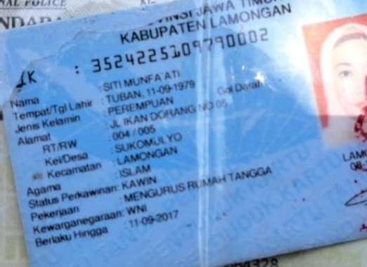 Identitas korban tabrak lari yang meninggal dunia (Foto : Istimewa)