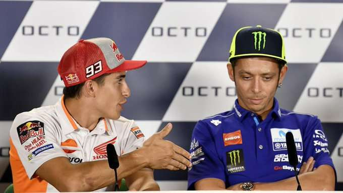 Valentino Rossi hingga kini menyimpan dendam kepada Marc Marquez. (Foto: Istimewa)