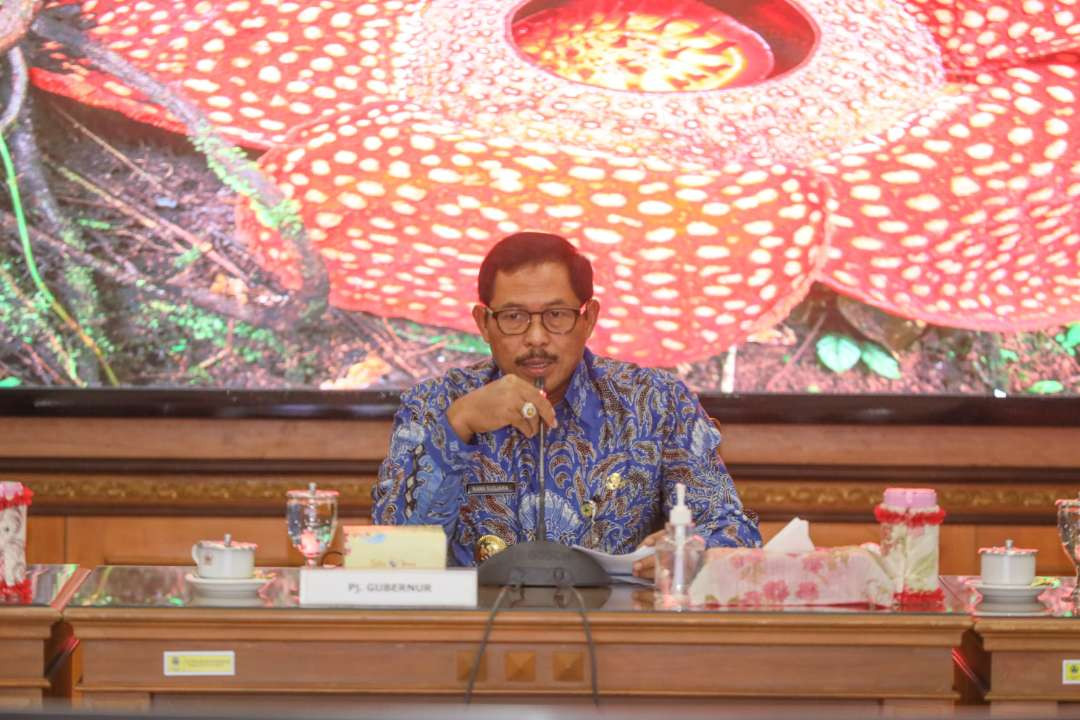 Penjabat (Pj) Gubernur Jateng, Nana Sudjana optimistis peringkat provinsi Jateng pada ajang perhelatan Pekan Olahraga Nasional (PON)  XXI Aceh-Sumut 2024. (Foto: Istimewa)