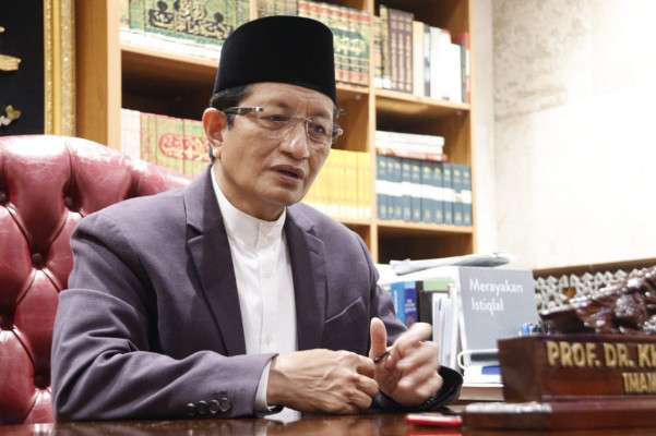 Imam Besar Istiqlal, Prof.KH. Nasaruddin Umar nilai MTQ Nasional ke-30. (Foto: Kemenag for ngopibareng.id)