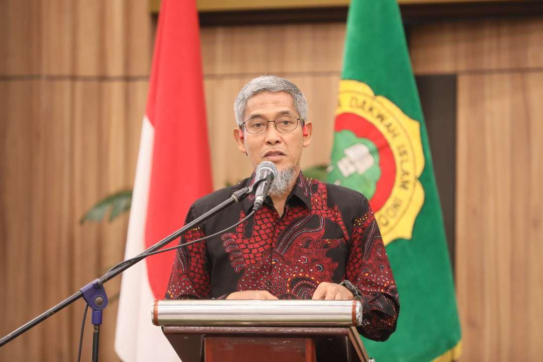 Sekretaris Daerah Provinsi Jawa Tengah, Sumarno, saat membuka Rapat Pimpinan Wilayah LDII Jateng, di Patra Semarang Hotel, Minggu, 15 September 2024. (Foto: Istimewa)