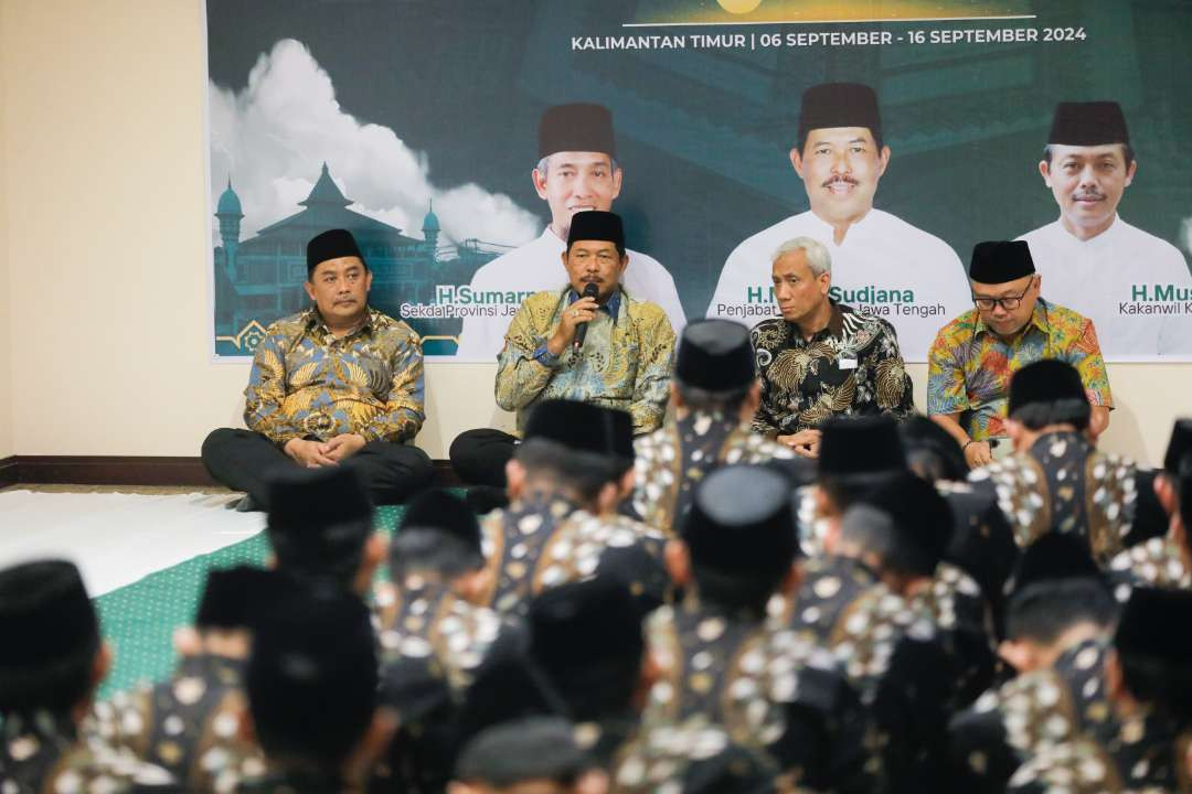 Penjabat (Pj) Gubernur Jawa Tengah, Nana Sudjana di perhelatan Muasbaqah Tilawatil Qur'an Nasional (MTQN) ke-XXX di Samarinda, Kalimantan Timur pada 6-16 September 2024.(Foto: Istimewa)