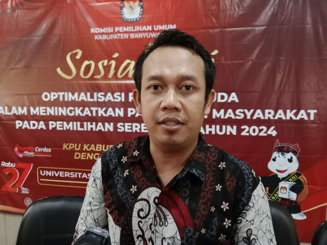 Komisioner KPU Banyuwangi, Enot Sugharto (foto: istimewa)