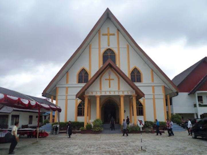 Gereja Maranatha di Palangkaraya saat belum terbakar. (Foto: Istimewa)