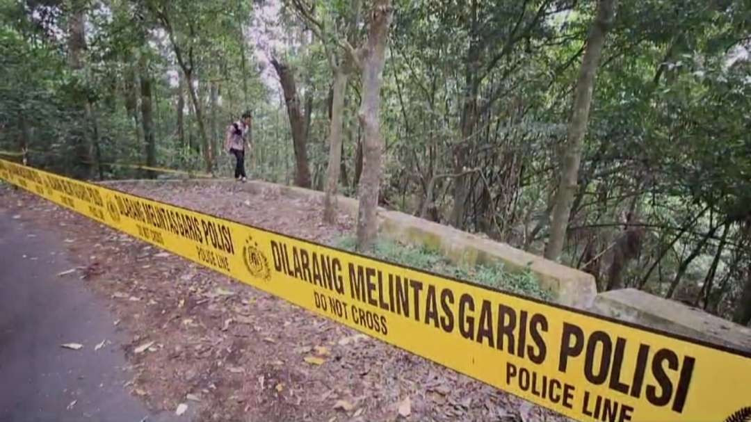 Lokasi pembunuhan perempuan asal Kediri. (Foto: Deni Lukmantara/Ngopibareng.id)