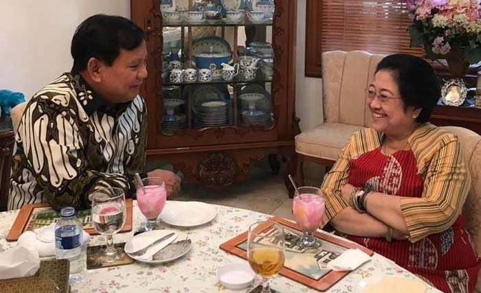 Pertemuan Prabowo dengan Megawati dalam sebuah acara. (Foto:Dok.Antara)