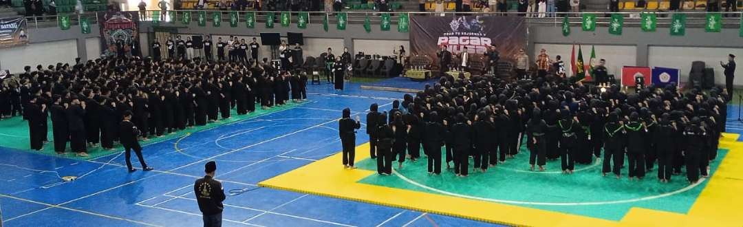 Pagar Nusa Championship (PNC) Garut yang digelar di Sport Hall Garut, Desa Jayaraga, Kecamatan Tarogong Kidul, Garut Jawa Barat. (Foto-foto:pagar nusa for ngopibareng.id) 