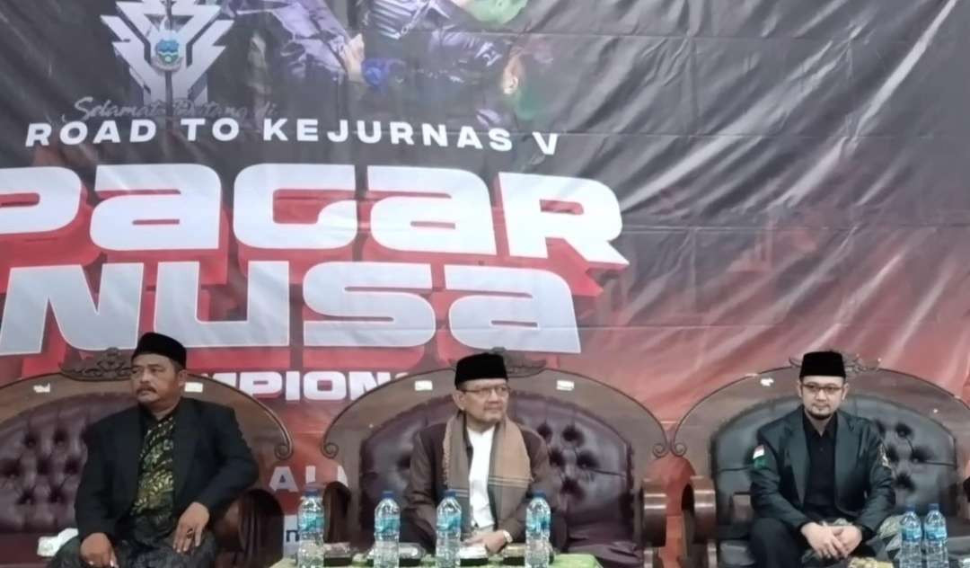 Pagar Nusa Championship (PNC) Garut yang digelar di Sport Hall Garut, Desa Jayaraga, Kecamatan Tarogong Kidul, Garut Jawa Barat. (Foto-foto:pagar nusa for ngopibareng.id) 