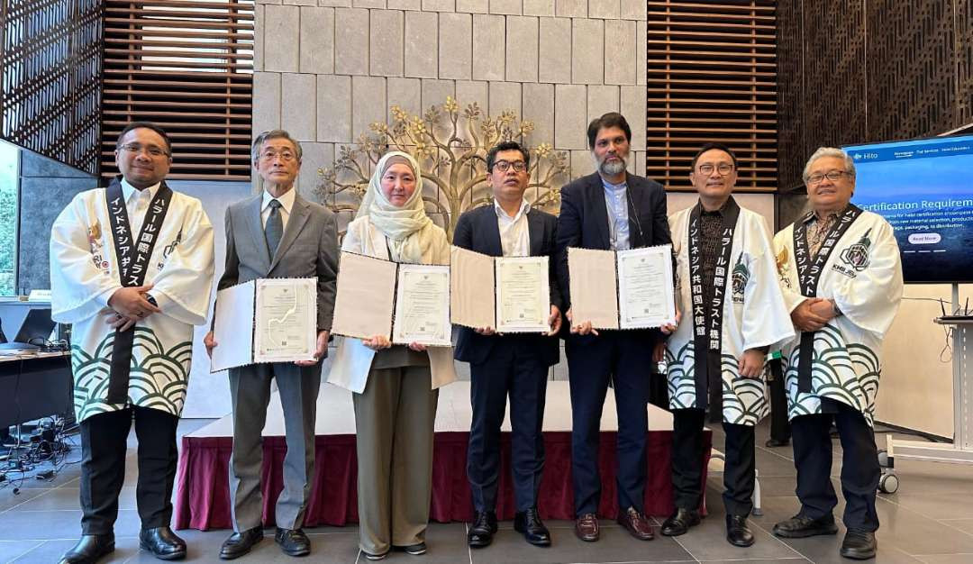 Menteri Agama Yaqut Cholil Qoumas meluncurkan Halal International Trust Organization (HITO) di Jepang, Minggu, 29 September 2024. (Foto: Kemenag)