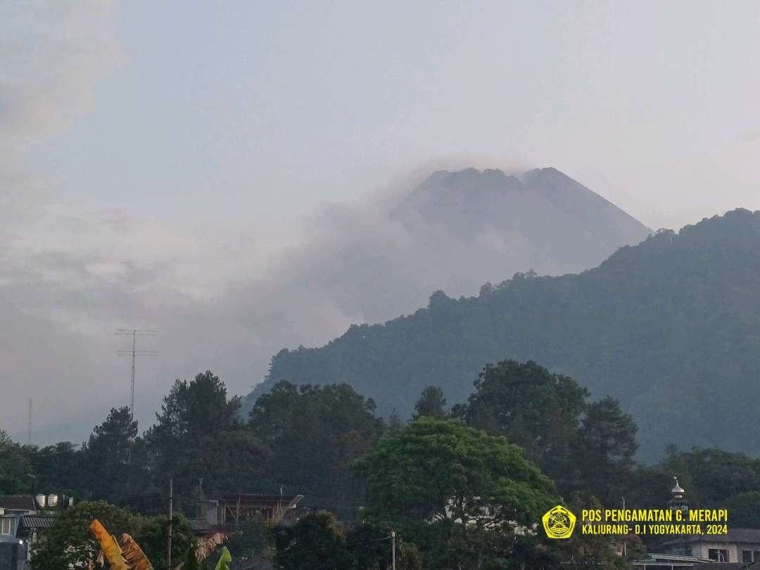 Gunung Merapi erupsi pada Senin 30 September 2024. (Foto: dok. magma.esdm)