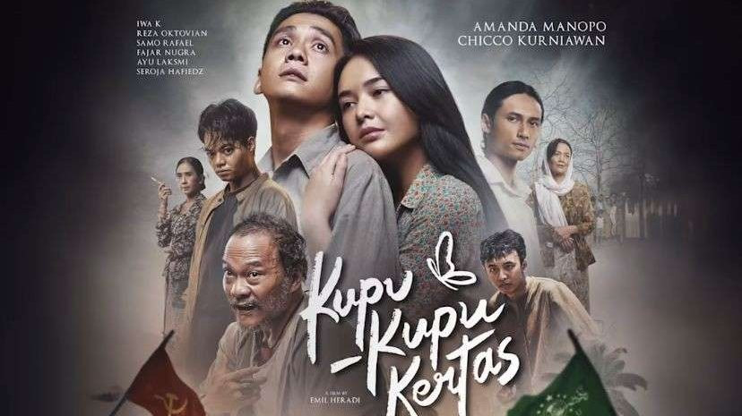 Poster film Kupu-Kupu Kertas dibintangi oleh aktris Amanda Manopo. (Foto: Maxima Pictures)