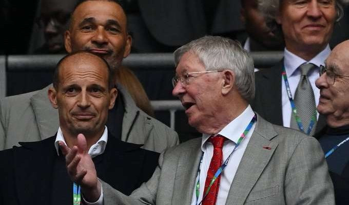 Massimiliano Allegri memiliki kedekatan dengan Sir Alex Ferguson