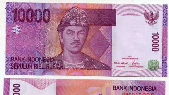 Uang Rp 10.000 gambar Sultan Mahmud Badaruddin II emosi 2005. (Foto: Istimewa)