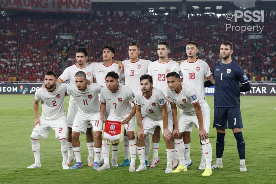 Pemain Timnas Indonesia yang akan berangkat ke Bahrain untuk pertandingan ketiga Grup F babak ketiga Kualifikasi Piala Dunia 2026. (Foto: property pssi)