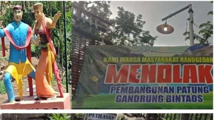 Patung penari gandrung karya Bintaos. (Foto: Istimewa)