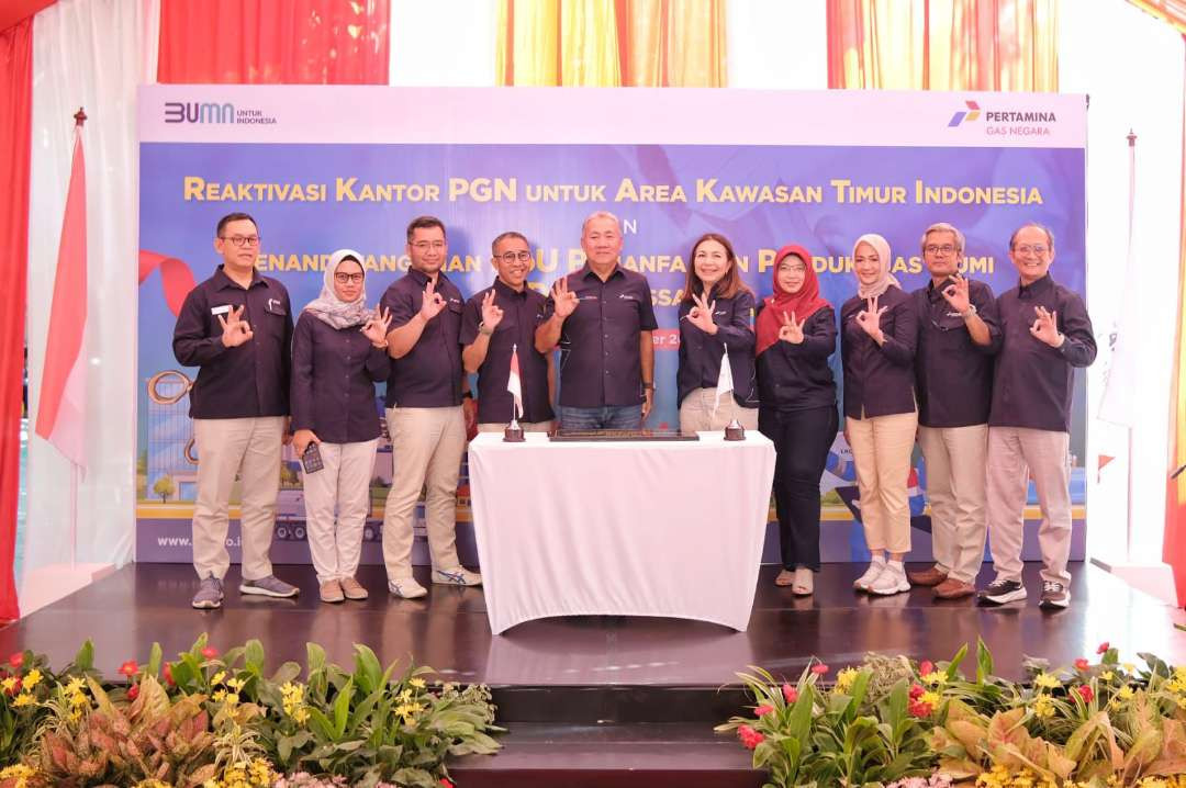 PT PGN Tbk semakin serius dalam upaya percepatan pengembangan niaga gas bumi di Sulawesi.  (Foto: PGN)