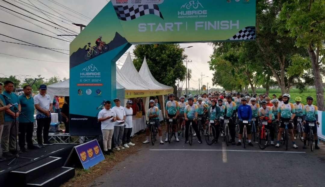 Para pembalap dari berbagai provinsi mengikuti balap Hubride 2024 (Foto: Istimewa)