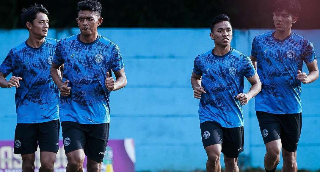 Sesi latihan Arema FC di ARG Soccer Field (Foto: Arema FC)