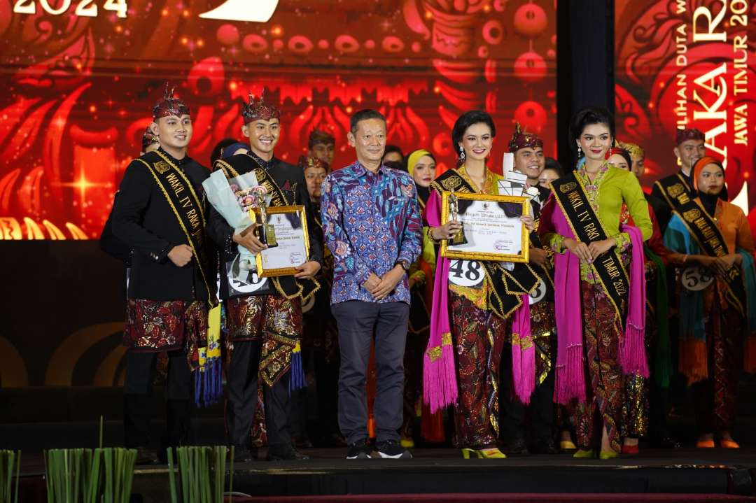 Kabupaten Kediri Top 5 Raka dalam Pemilihan Duta Wisata Jawa Timur 2024. (Foto: Istimewa)