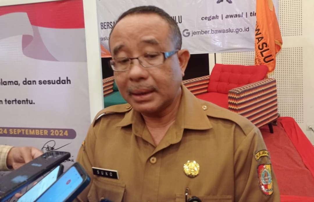 Kepala BKSDM Jember Suko Winarno. (Foto: Rusdi/Ngopibareng.id)