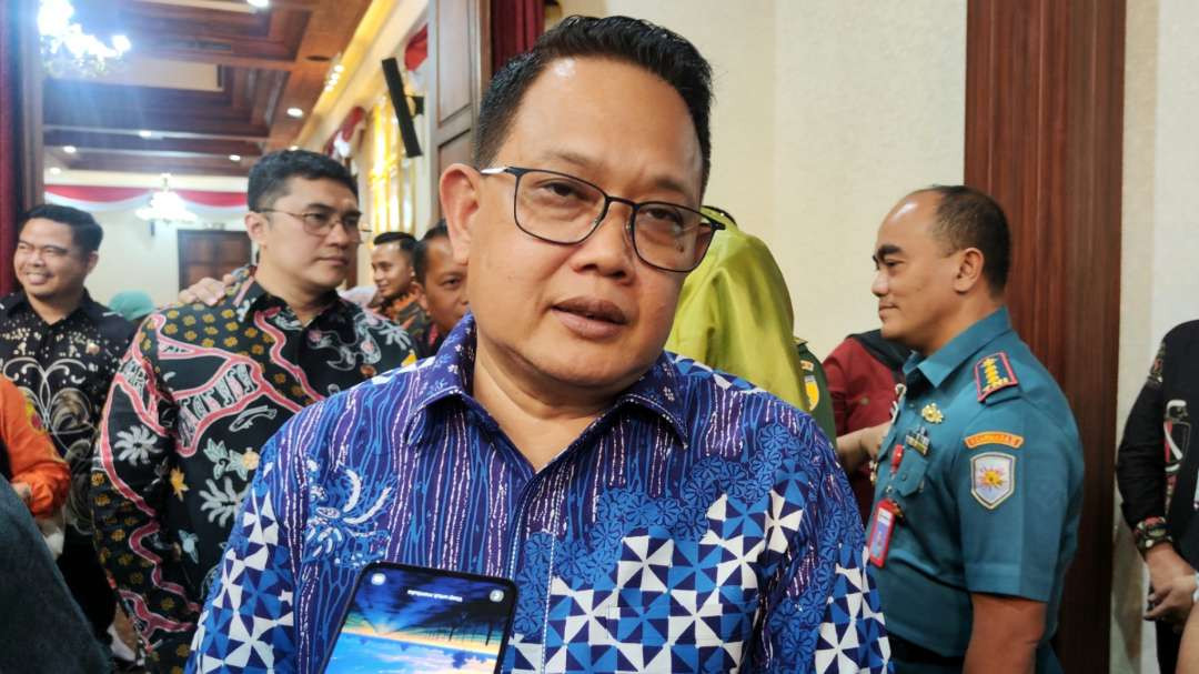 Pj Gubernur Jatim, Adhy Karyono. (Foto: Fariz Yarbo/Ngopibareng.id)