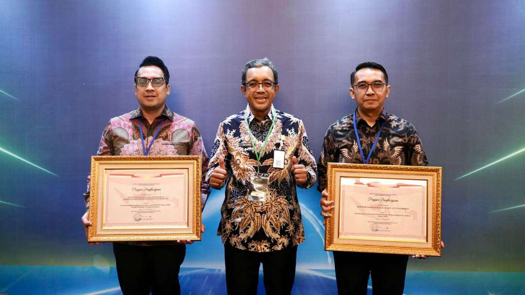 Kantor Imigrasi Kelas II Non TPI Ponorogo meraih predikat pelayanan publik ramah kelompok rentan terbaik se-Indonesia dari KemenPAN-RB. (Foto: Humas Kemenkumham Jatim)