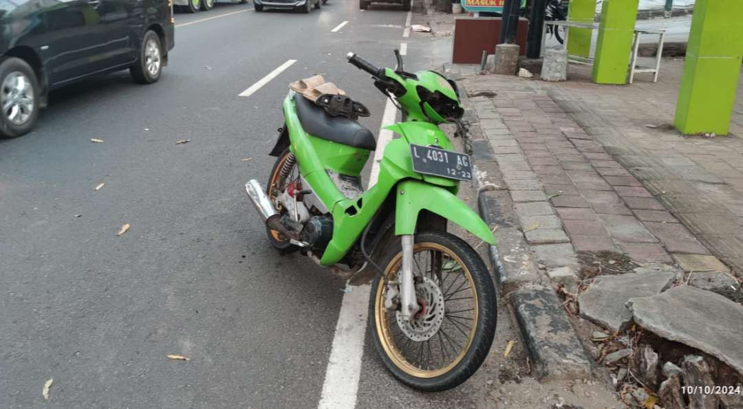 Kendaraan sepeda motor yang digunakan oleh korban. (Foto: Dok. Polres Tuban)