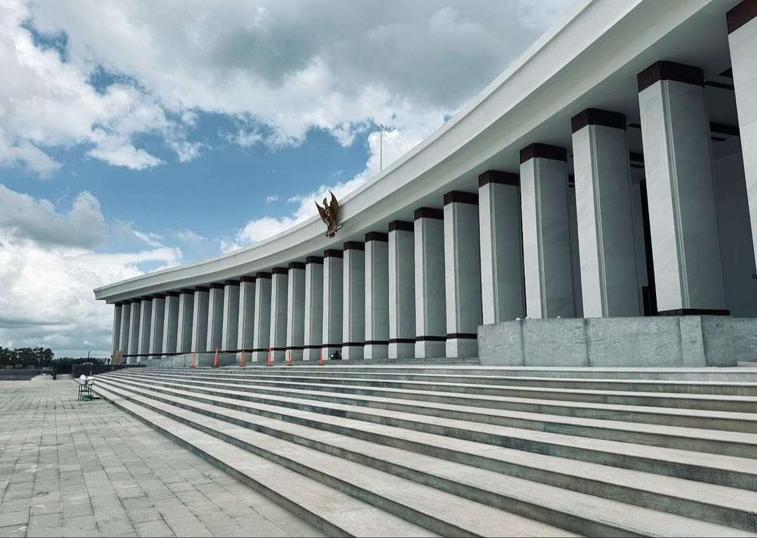 Pilar megah Istana Negara IKN. (Foto: Istimewa)
