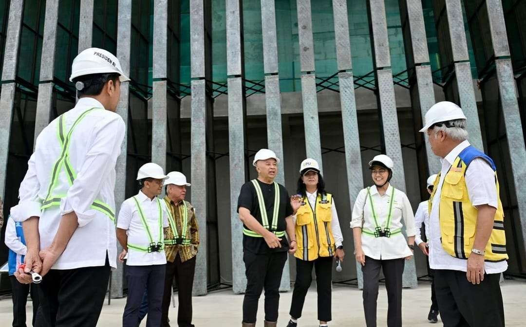 Nyoman Nuarta garap Istana Garuda. (Foto: Instagram)