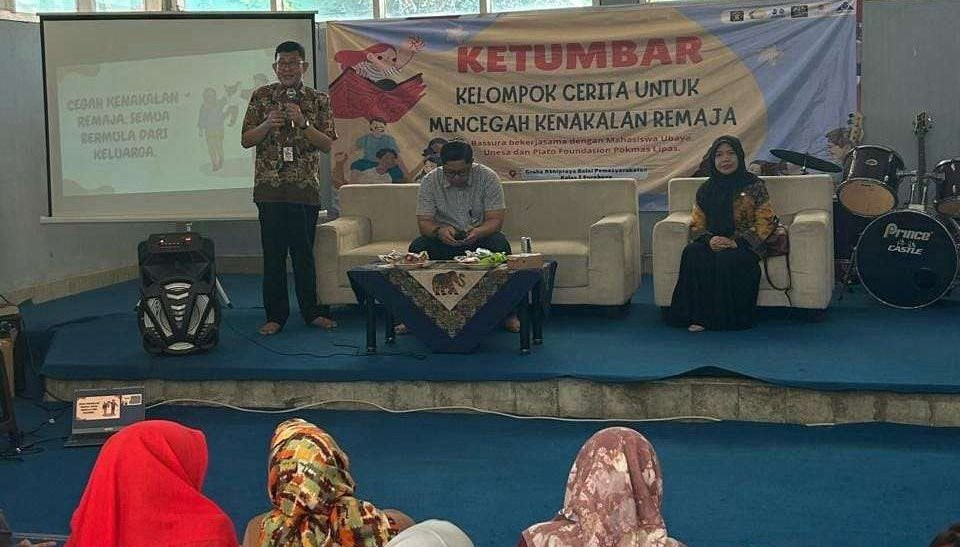 Lewat program Ketumbar, Bapas Surabaya ajak masyarakat cegah kejahatan anak dan remaja. (Foto: Humas Kemenkumham Jatim)