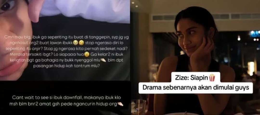 Chat diduga Azizah Salsha sindir Rachel Vennya di status Instagram eksklusif. (Foto: Tangkapan layar)