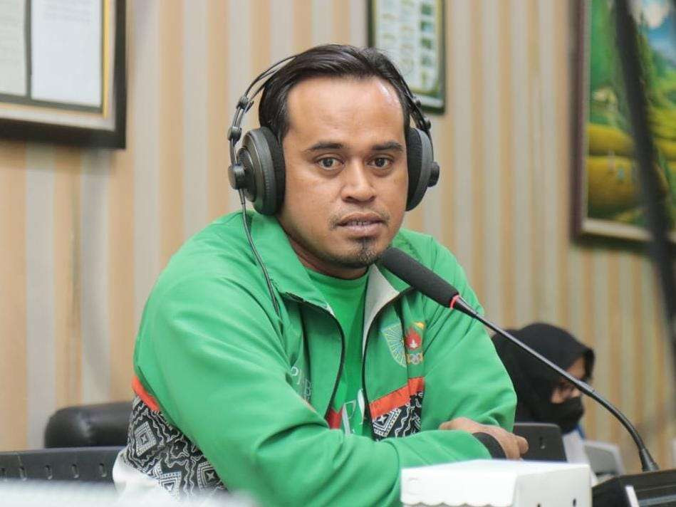 Ketua KONI Kota Probolinggo, Rahadian Juniardi, 47 tahun yang terjerat kasus sabu-sabu akhirnya harus menjalani rehabilitasi selama tiga bulan di RSJ Menur, Surabaya. (Foto: Istimewa)