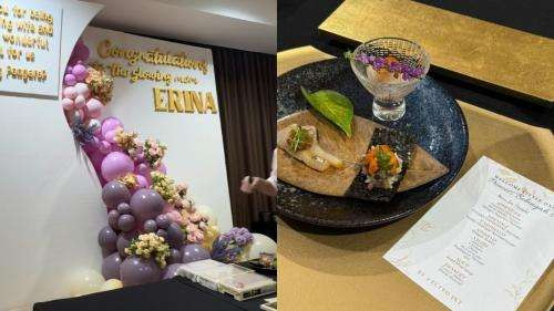 Erina Gudono menyantap makanan mewah, omakase ala Jepang usai melahirkan putrinya. (Foto: Insta story Erina Gudono)