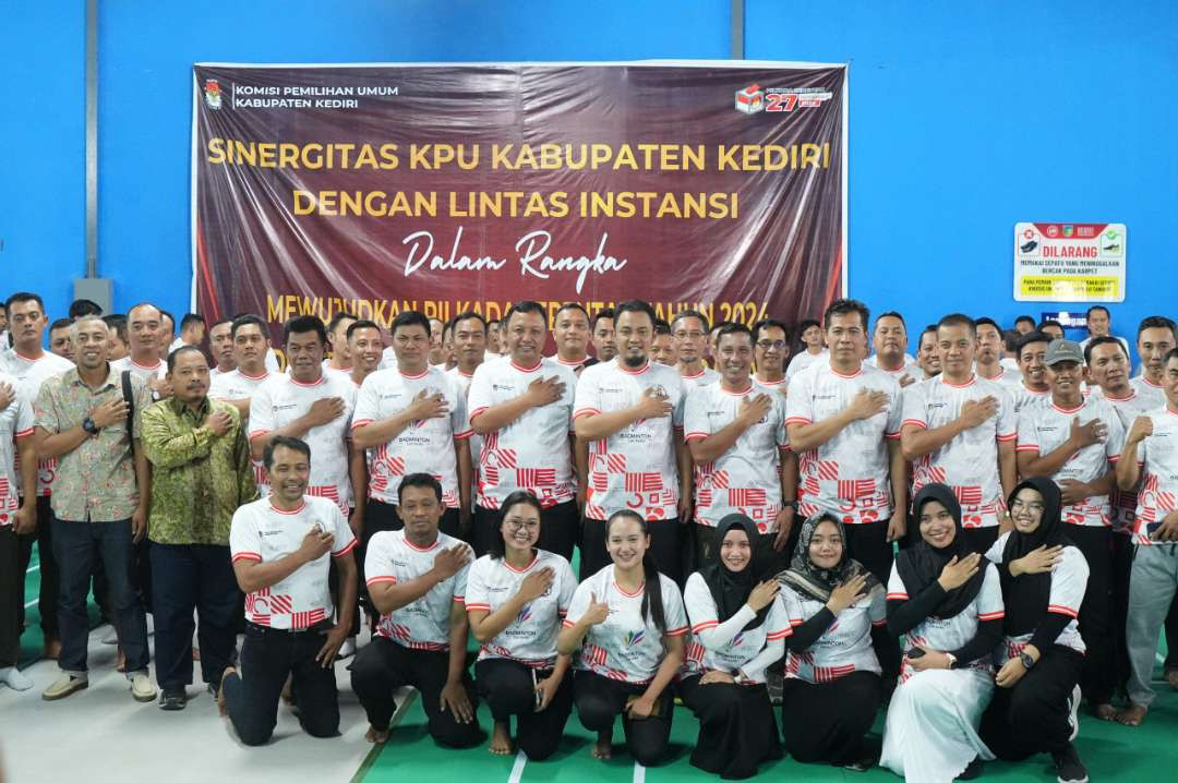 Pemerintah Kabupaten Kediri mengapresiasi kolaborasi lintas instansi yang diinisiasi Komisi Pemilihan Umum (KPU) Kabupaten Kediri (Foto: istimewa)