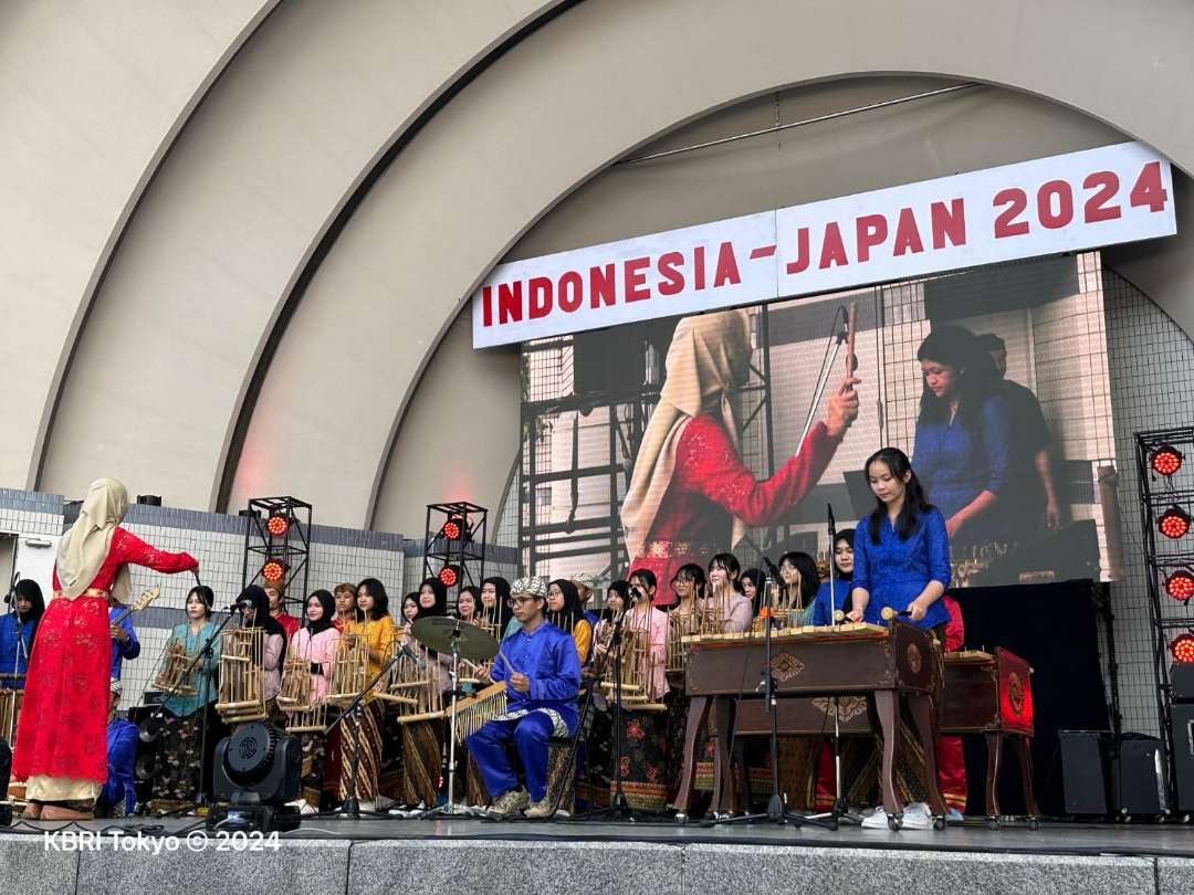 Indonesia-Japan Friendship Festival (IJFF) 2024 kembali digelar di Yoyogi Park, Shibuya Tokyo Kerjasama KBRI Tokyo, BI, dan Kyodai Remittance. (Foto: Dok KBRI Tokyo)