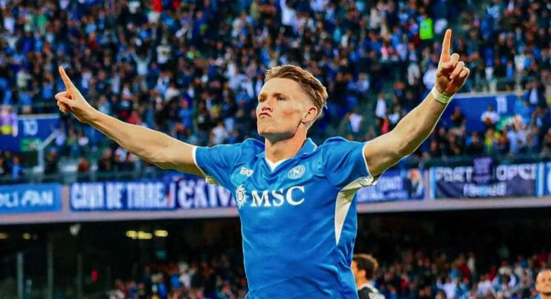 Scott McTominay kini merasakan kebahagiaan di Napoli. (Foto: Instagram/@scottmctominay)