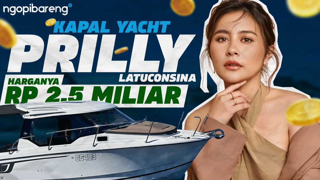 Kapal Yacht baru warna putih Prilly Latuconsina harganya Rp 2,5 miliar. (Ilustrasi: Chandra Tri Antomo/Ngopibareng.id)