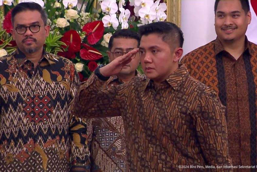 Mayor Teddy menjabat Menteri Sekretaris Kabinet (Seskab) Merah Putih. (Foto: Biro Pers Kepresidenan)