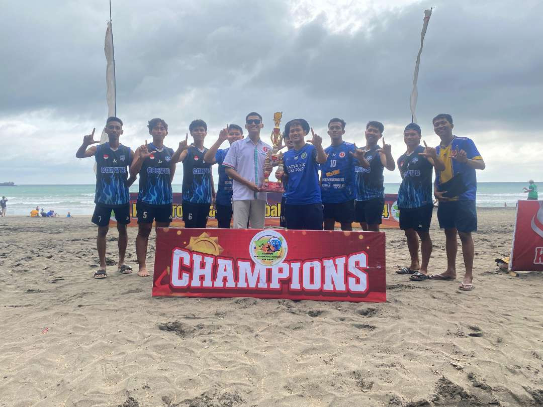 Tim ABTI Lamongan putra juara I Kejurprov Beach Hand Ball Jatim 2024 (Foto : Istimewa)